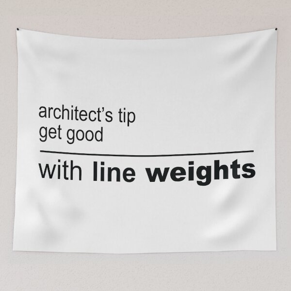 Item preview, Line Weights Only Architects would Undestand designed and sold by lmcvinco.