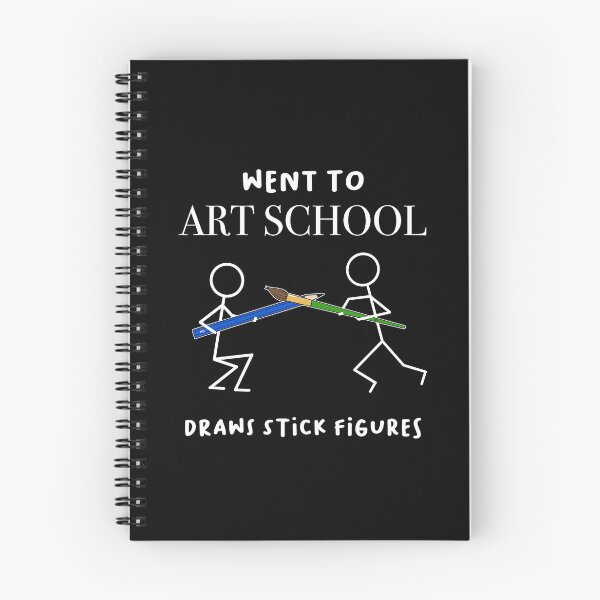Item preview, Art School Student Drawing Stick Figures, Funny Artist Humor designed and sold by SparrowSprings.