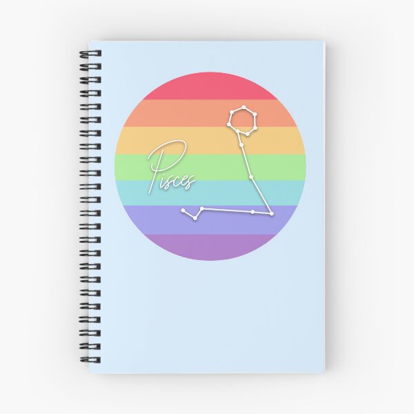 Item preview, Pisces Zodiac Sign With Pride Colours designed and sold by tinyteacups.