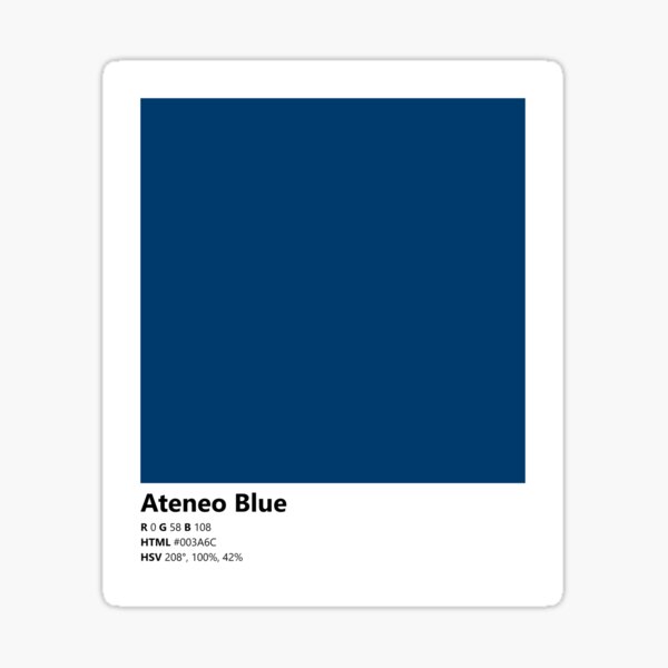 Color Swatch/Card (Auburn) Sticker for Sale by Pestorian