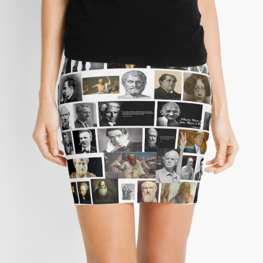 Philosophers Mini Skirt