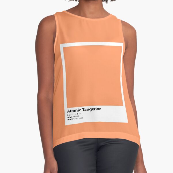 Tangerine Fullback Tank Top (print)