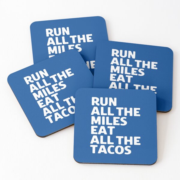 Item preview, Run All The Miles Eat All The Tacos #2 designed and sold by SalahBlt.