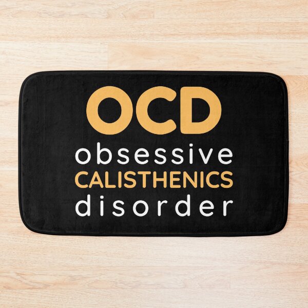 Item preview, OCD - Obsessive Calisthenics Disorder - Funny  designed and sold by Atleta-Cali.
