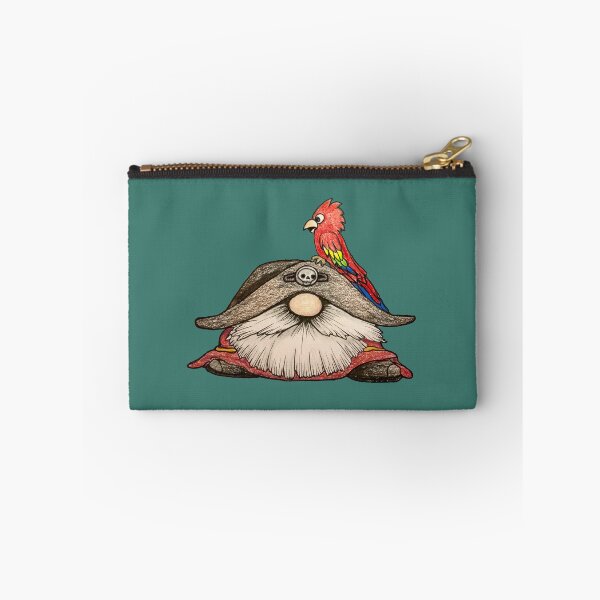 Item preview, Pirate Gnome with Parrot designed and sold by SarahCD13.