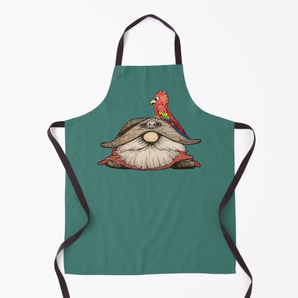 Item preview, Pirate Gnome with Parrot designed and sold by SarahCD13.