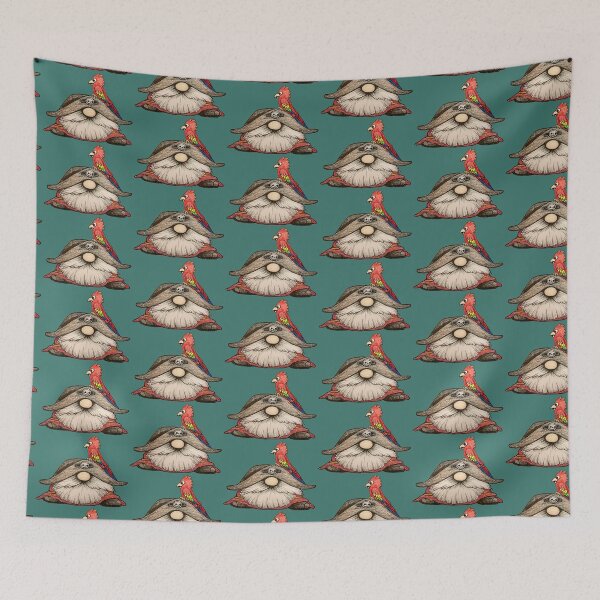Item preview, Pirate Gnome with Parrot designed and sold by SarahCD13.