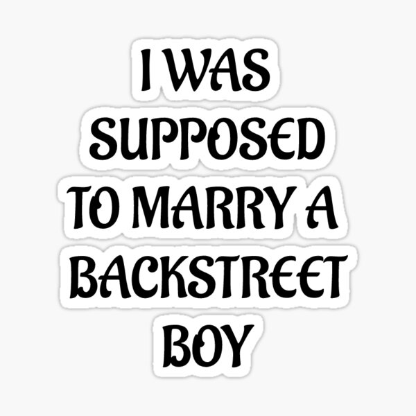 Backstreet Boys Pegatina