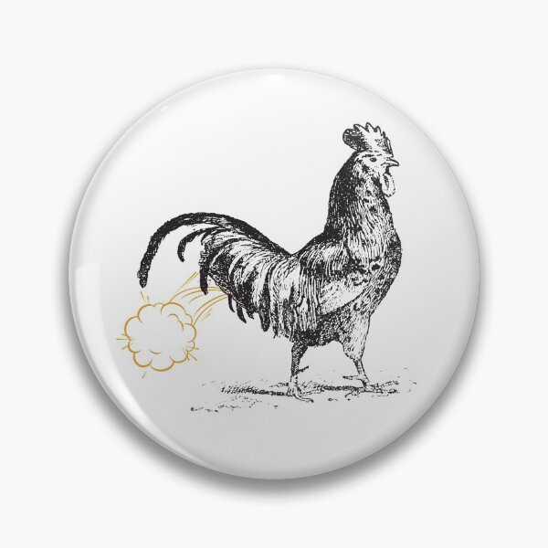 Item preview, Funny Farting Vintage Rooster Phone  designed and sold by Zentropik.