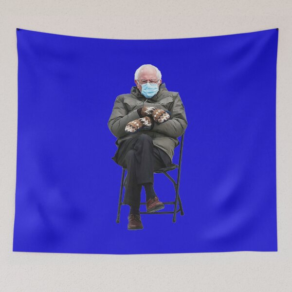 Item preview, Bernie Sanders Sitting Mittens Inauguration designed and sold by vickiknopp.