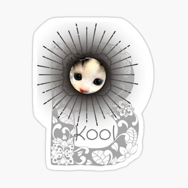 B-Kool Delicate Florals-Graphic Arts by Prishea Sticker