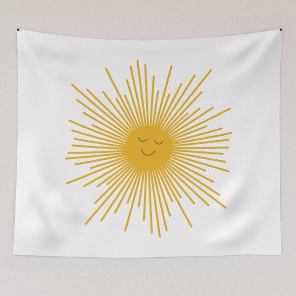 Item preview, Happy Sun Cute Minimal Optimistic Sunshine designed and sold by kierkegaard.