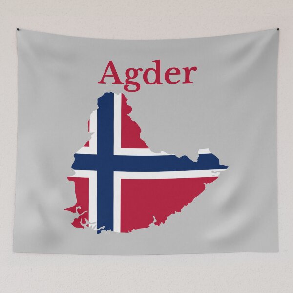 Item preview, Agder County Map, Norwegian County, Norway. designed and sold by marosharaf.