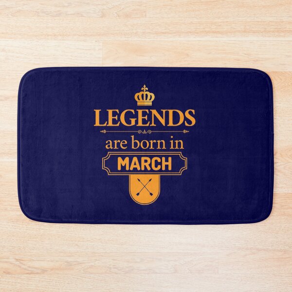 Item preview, Legends Are Born In March | Birthday Gift | designed and sold by Minimalwiz.