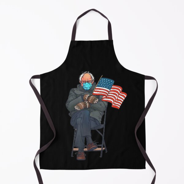 Item preview, Bernie Sanders Mittens Meme Inauguration American Flag designed and sold by vickiknopp.