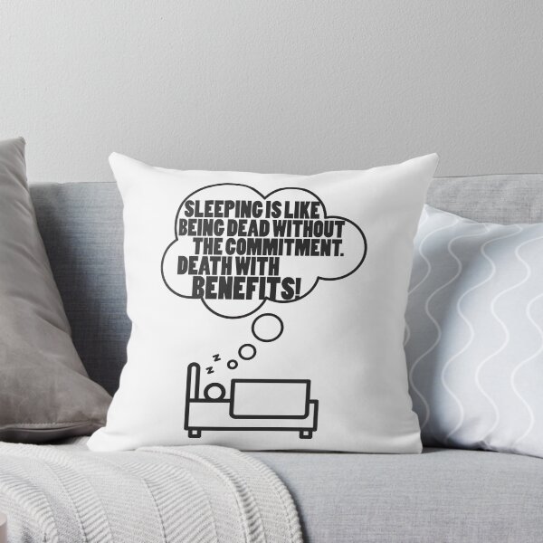 Item preview, Sleeping is like being dead without the commitment. Death with benefits! designed and sold by Sticker Up.