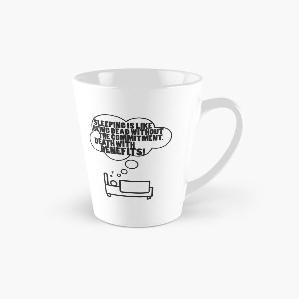 Item preview, Sleeping is like being dead without the commitment. Death with benefits! designed and sold by Sticker Up.