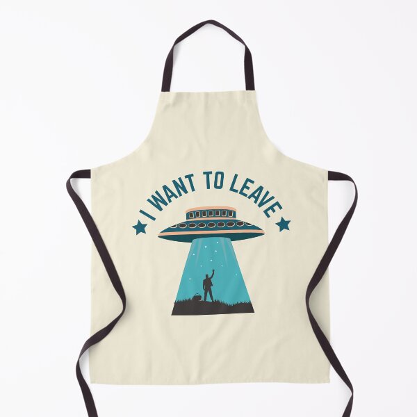 Item preview, I Want To Leave UFO Alien Abduction designed and sold by Pink Pineapple Works.