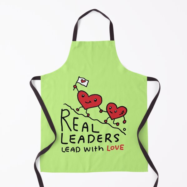 Item preview, Real leaders lead with love designed and sold by happysketchy.
