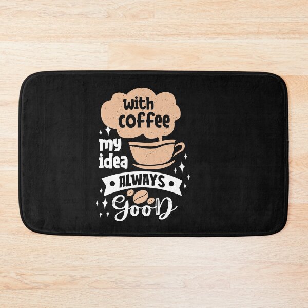Item preview, With Coffee My Idea Always Good -Coffee puns  designed and sold by shivani21061993.