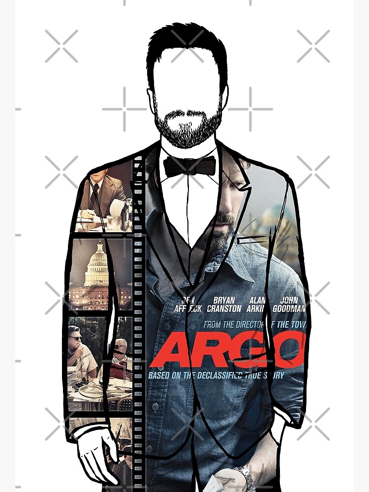 hver dag Store Settlers A portrait of Ben Affleck director of Argo (poster 2)" Poster by  Youre-So-Punny | Redbubble