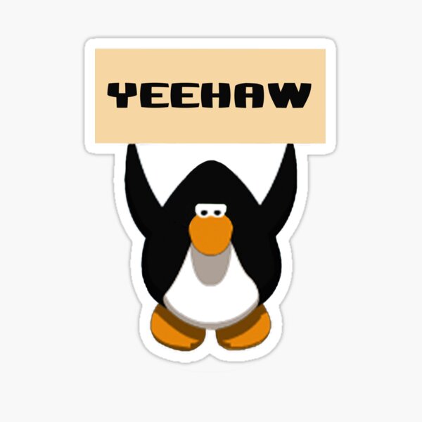 Club Penguin Vibing Meme  Sticker for Sale by samchhapman