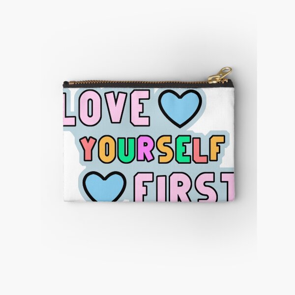 Item preview, "lOVE YOURSELF FIRST" STICKER designed and sold by Ekaterina Pyatakova.