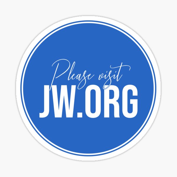 Jw org car stickers