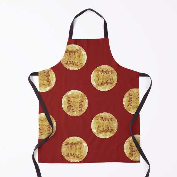 Item preview, Watercolor vintage baseball pattern designed and sold by soupstock.