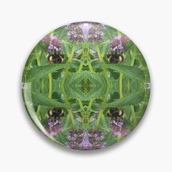 Item preview, Bee Bumbling Green in the Blue Fortune and Summertime Sun designed and sold by RoseAromas.