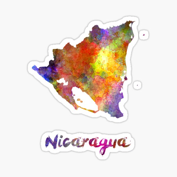 Item preview, Nicaragua in watercolor designed and sold by paulrommer.