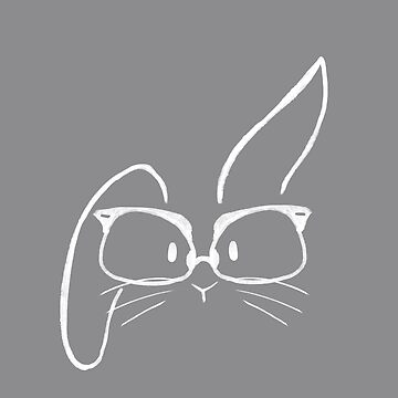 Artwork thumbnail, Glasses Bunnies - Bookworm by tinaschofield