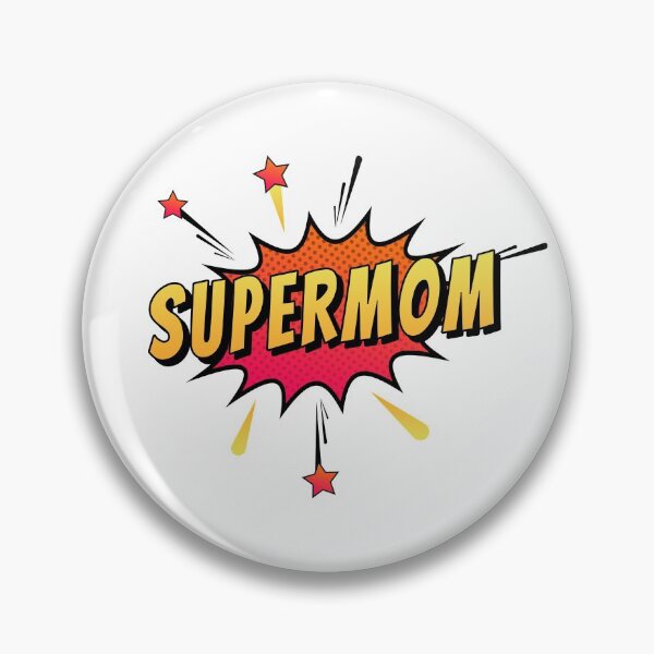 Item preview, Mother's Day Supermom Retro Comic Pop Art designed and sold by Hommie9977.