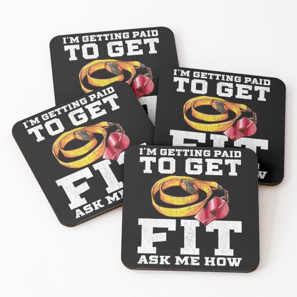 Item preview, I'm Getting Paid to get fit Ask me How Trainer Gifts designed and sold by Nzgiftsandmore.