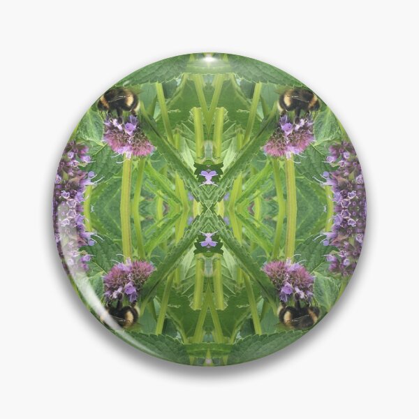 Item preview, Bee Bumbling Green in the Blue Fortune and Summertime Sun designed and sold by RoseAromas.
