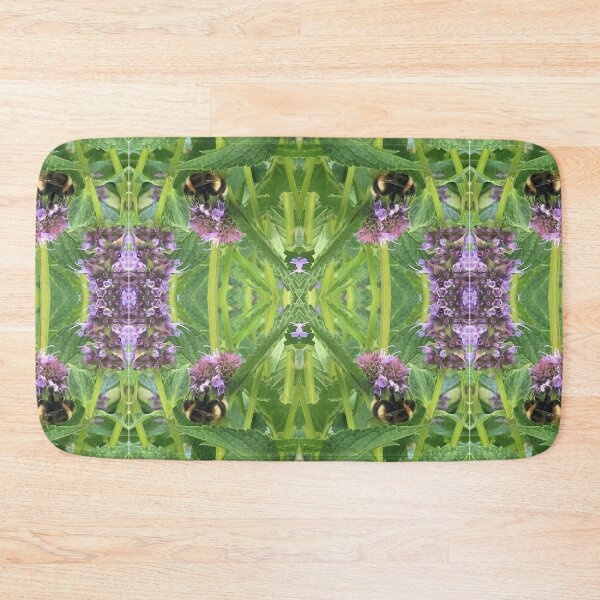 Item preview, Bee Bumbling Green in the Blue Fortune and Summertime Sun designed and sold by RoseAromas.
