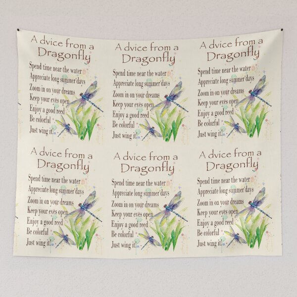 Item preview, Advice from a Dragonfly SKY designed and sold by loveislovestore.
