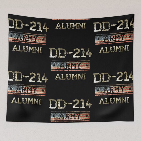 Item preview, DD 214 Army Alumni American Flag designed and sold by GR-ART.