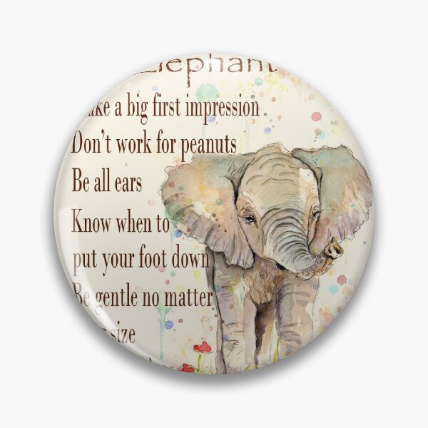 Item preview, Advice from an Elephant SKY designed and sold by loveislovestore.