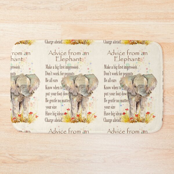 Item preview, Advice from an Elephant SKY designed and sold by loveislovestore.