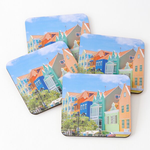 Item preview, Colored houses in Curaçao designed and sold by justsannex.