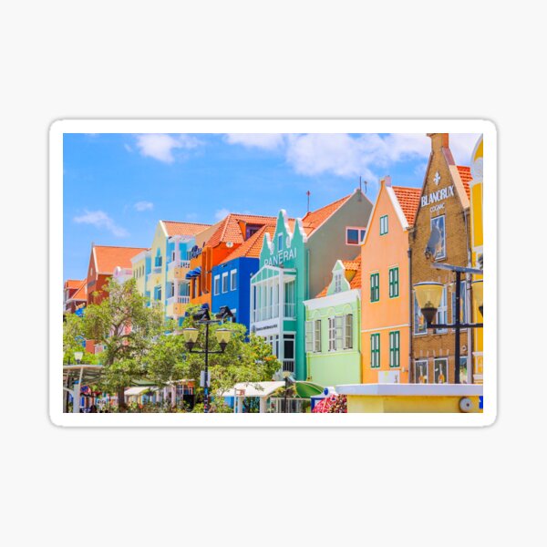 Aperçu de l'œuvre Maisons colorées à Curaçao créée et vendue par justsannex.