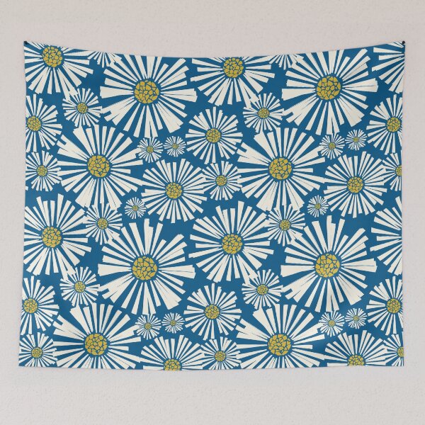 Item preview, Modern Oxeye Daisy Pattern designed and sold by ketrena.
