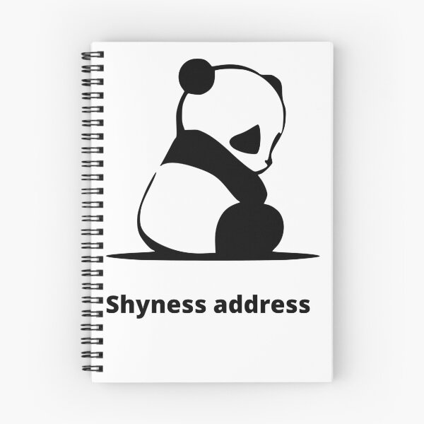 Item preview, Shyness address designed and sold by mrzooka.