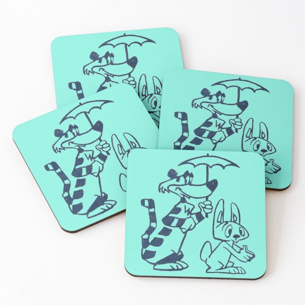 Item preview, Crusader Rabbit And Tiger designed and sold by CynthiaRShaf.