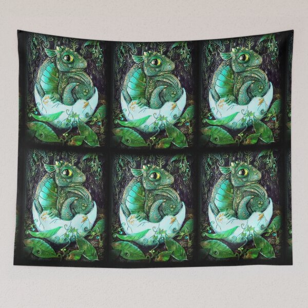 Item preview, Baby Dragon Green SKY designed and sold by loveislovestore.