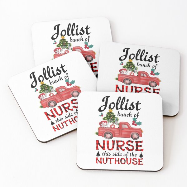 Item preview, Jolliest Bunch Of Nurses This Side Of The Nuthouse Christmas  designed and sold by BuynPose.