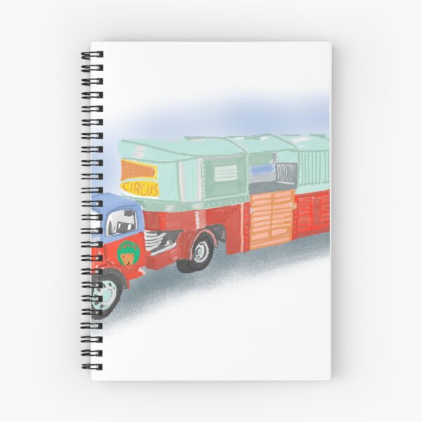 Item preview, Vintage Circus truck in red, green and blue  designed and sold by sueshorman.