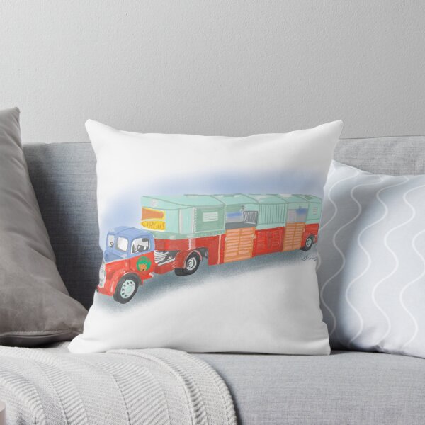 Item preview, Vintage Circus truck in red, green and blue  designed and sold by sueshorman.