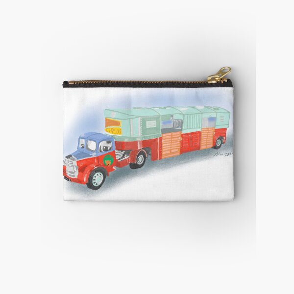 Item preview, Vintage Circus truck in red, green and blue  designed and sold by sueshorman.